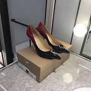 Christian Louboutin Kate Black-Red 100 mm 3191412M283 - 1