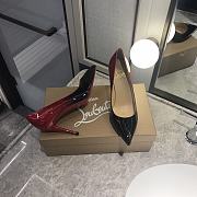 Christian Louboutin Kate Black-Red 100 mm 3191412M283 - 4