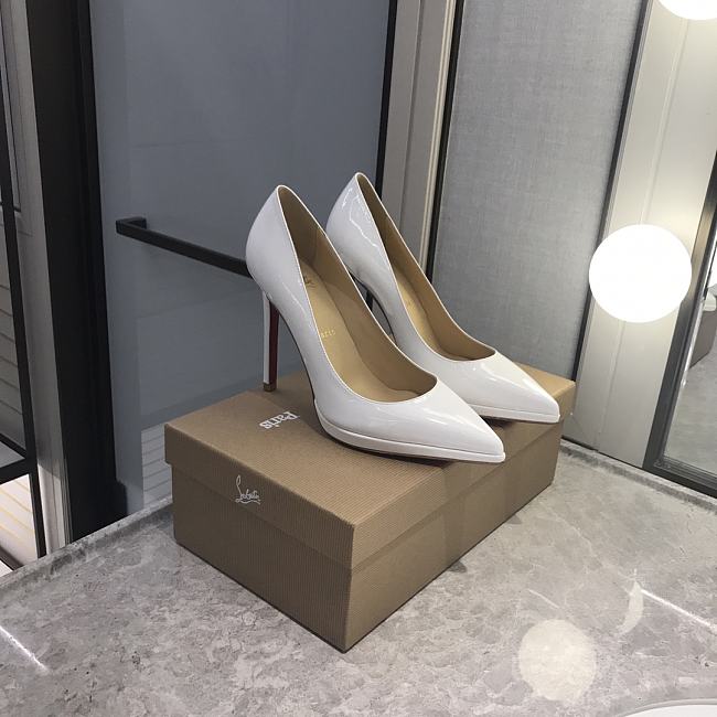 Christian Louboutin Kate White 100 mm - 1