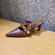 ROMAN STUD MULE IN CALFSKIN FONDANT 65 MM - 4