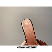 Amina Muaddi Black Begum Sling Heels - 4