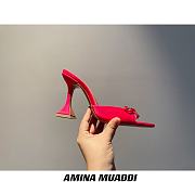 Amina Muaddi Pink Begum Sling Heels - 4