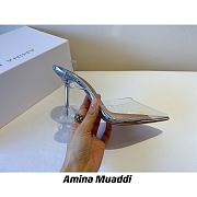 AMINA MUADDI See-Through Slingback Bow Pumps - 1