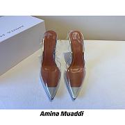 AMINA MUADDI See-Through Slingback Bow Pumps - 2