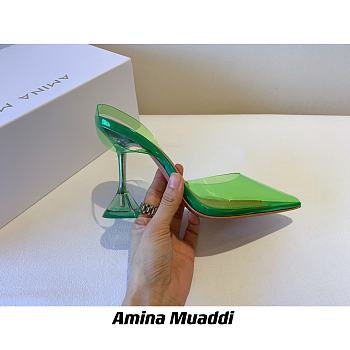 AMINA MUADDI Holli Glass heels