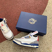 Air Jordan 3 Retro White Blue Blanc Bleu DH3434-112 - 4