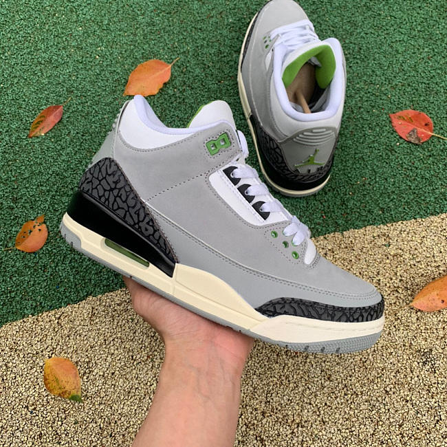 Air Jordan 3 Retro Chlorophyll (GS) 398614-006 - 1