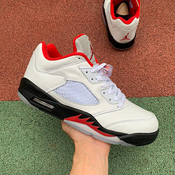 Air Jordan 5 Retro Low Golf Fire Red (Silver Tongue) CU4523-100