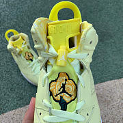 Air Jordan 6 Retro Dynamic Yellow Floral (GS) 543390-800 - 4