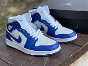 Air Jordan 1 Mid Kentucky Blue (W) BQ6472-104 - 1