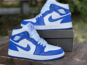 Air Jordan 1 Mid Kentucky Blue (W) BQ6472-104 - 3