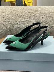 LV ARCHLIGHT SLINGBACK PUMP GREEN - 5