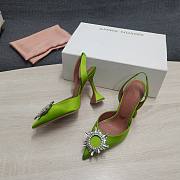 AMINA MUADDI Kiwi satin pumps - 6