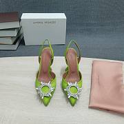 AMINA MUADDI Kiwi satin pumps - 3