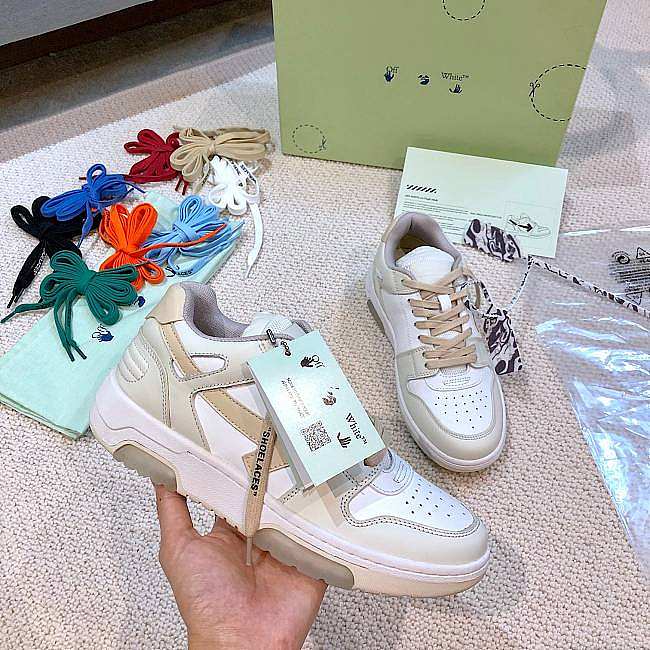 OFF-WHITE OOO Low Out Of Office White Beige - 1