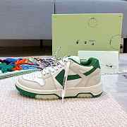 OFF-WHITE OOO Low Out Of Office White Green OMIA189R21LEA0010155 - 6