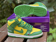 Nike SB Dunk High Supreme By Any Means Brazil DN3741-700 - 3