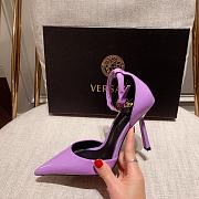 Versace Safety Pin Pumps Purple - 5