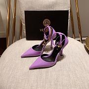 Versace Safety Pin Pumps Purple - 2