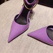 Versace Safety Pin Pumps Purple - 3