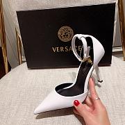 Versace Safety Pin Pumps White - 2