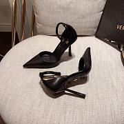 Versace Safety Pin Pumps Black - 5