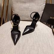 Versace Safety Pin Pumps Black - 4