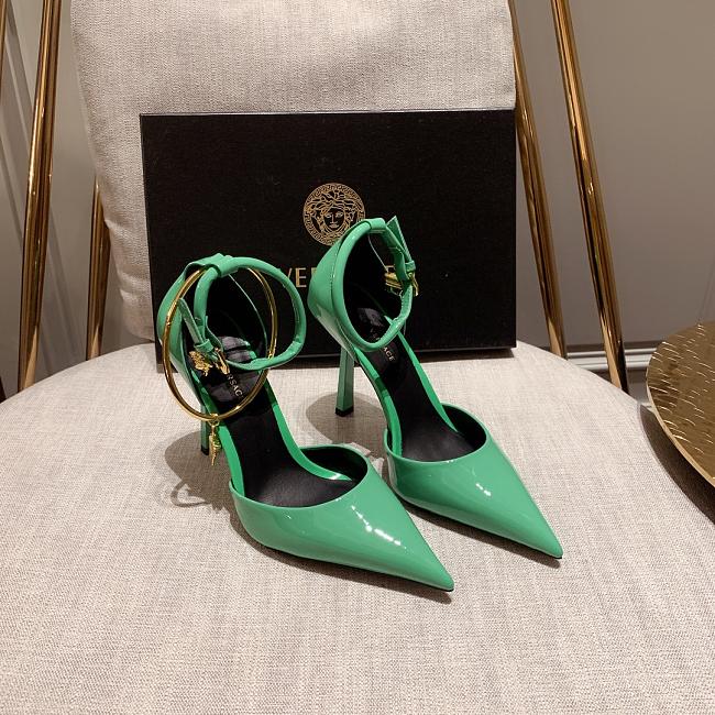 Versace Safety Pin Pumps Mint - 1