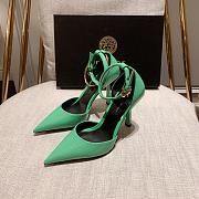 Versace Safety Pin Pumps Mint - 4