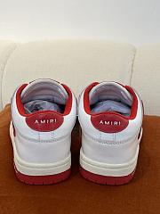 AMIRI Skel Top Low White Red White - 6