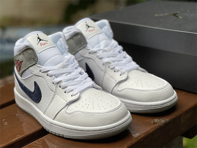 Air Jordan 1 Mid Paris White DR8038-100 - 1