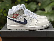 Air Jordan 1 Mid Paris White DR8038-100 - 6