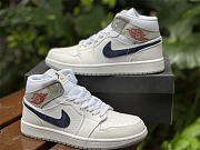 Air Jordan 1 Mid Paris White DR8038-100 - 5