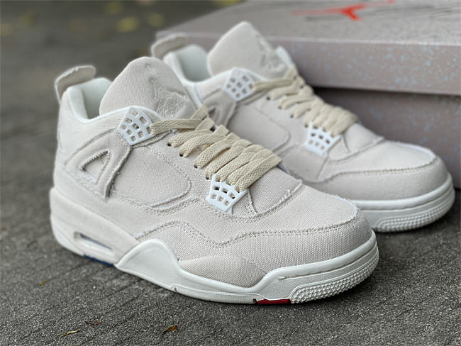 Air Jordan 4 Retro Blank Canvas (W) DQ4909-100 - 1