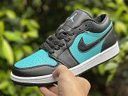 Air Jordan 1 Low LT Blue Black Green 553558-026 - 4