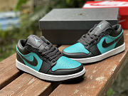 Air Jordan 1 Low LT Blue Black Green 553558-026 - 2