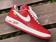 Louis Vuitton x Nike Air Force 1 Red - 5