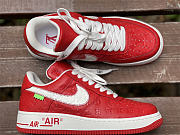 Louis Vuitton x Nike Air Force 1 Red - 2