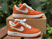 Louis Vuitton x Nike Air Force 1 Orange - 6