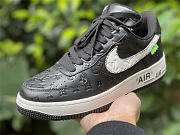 Louis Vuitton x Nike Air Force 1 Black - 5