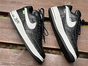 Louis Vuitton x Nike Air Force 1 Black - 3