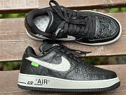 Louis Vuitton x Nike Air Force 1 Black - 2