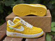 Louis Vuitton x Nike Air Force 1 Yellow - 6