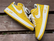 Louis Vuitton x Nike Air Force 1 Yellow - 2