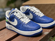 Louis Vuitton x Nike Air Force 1 Marine Blue - 1