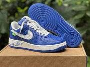 Louis Vuitton x Nike Air Force 1 Marine Blue - 6