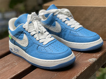 Louis Vuitton x Nike Air Force 1 Sky Blue