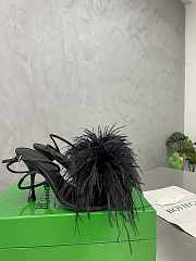 Bottega Veneta Black Feather Dot Pumps - 1