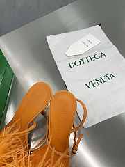 Bottega Veneta Orange Feather Dot Pumps - 3