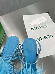 Bottega Veneta Blue Feather Dot Pumps - 2